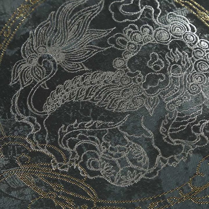 Giacca da uomo a maniche lunghe con bottoni a forma di rana e tasche, motivo Buddha Stones Kirin Mountains - image 11