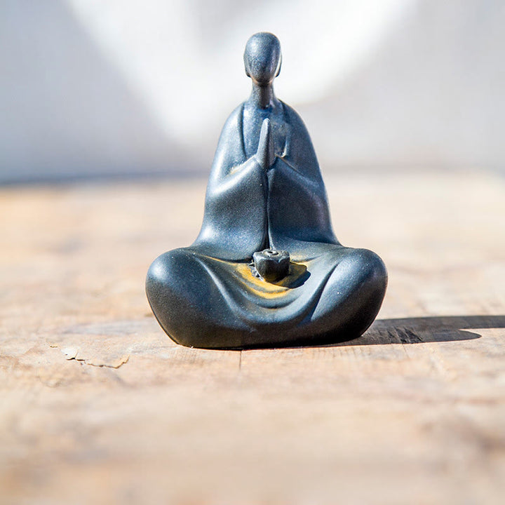 Statua Buddha Stones fatta a mano, senza forma, in polvere di ferro, in resina fusa, decorazione, 11,5*9*6,5 cm - Buddha 11,5*9*6,5 cm - image 0