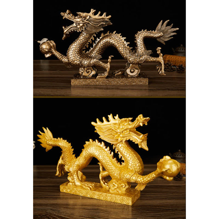 Buddha Stones Feng Shui Drago Nuvola di buon auspicio Ricchezza Fortuna Decorazione