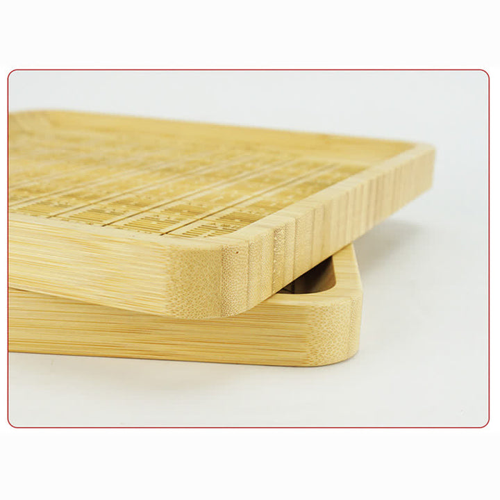 Mappa Feng Shui Bambù Bagua Mappa dell'Energia dell'Armonia