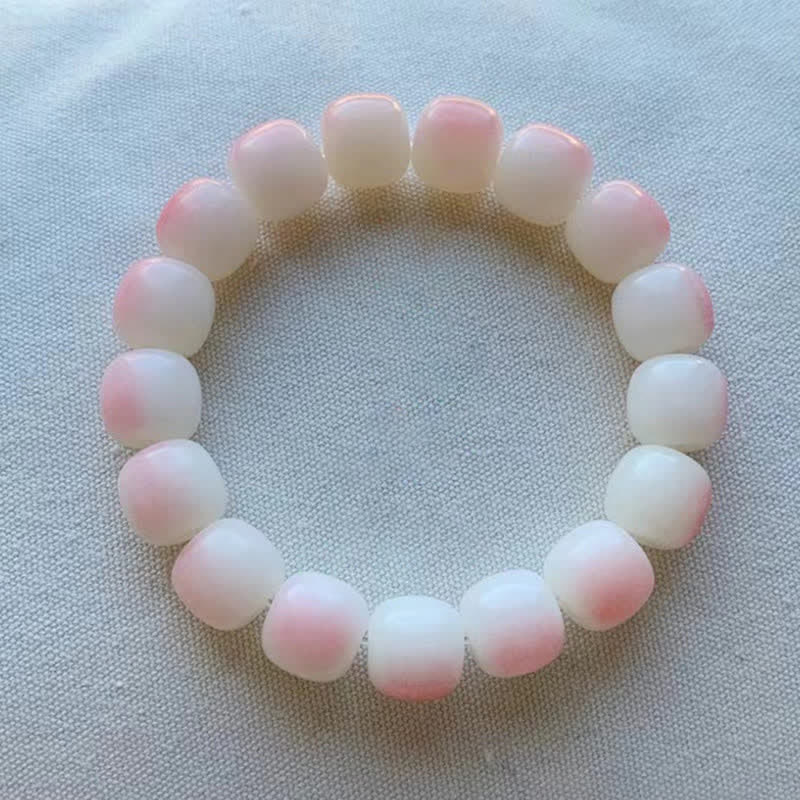 Buddha Stones Semi di Bodhi naturali Zampa adorabile Braccialetto della pace con zampa di gatto fortunato - Perlina - image 12