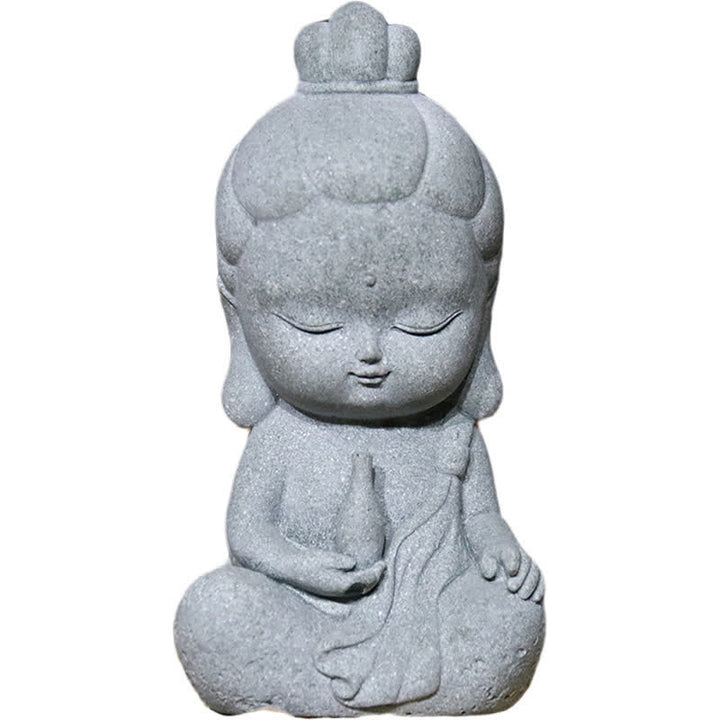 Buddha Stones Meditazione Statua del Buddha Compassione Decorazione della casa