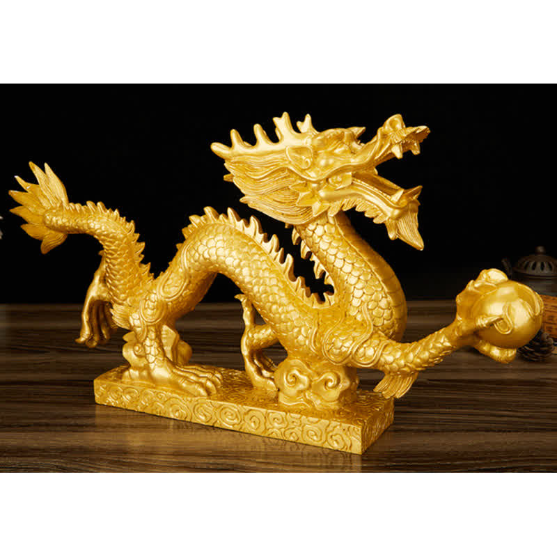 Buddha Stones Feng Shui Drago Nuvola di buon auspicio Ricchezza Fortuna Decorazione