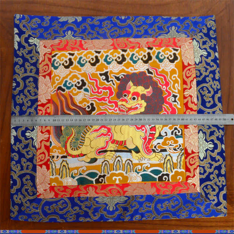 Tappetino per altare di preghiera Fengshui Kirin, tappetino per meditazione curativa, simbolo di buon auspicio