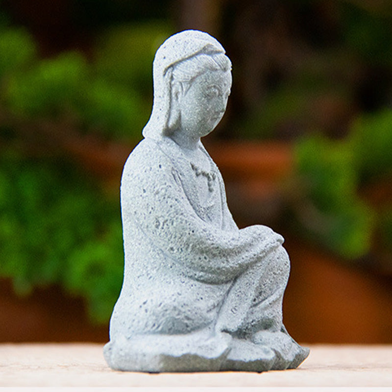 Buddha Stones Avalokitesvara Statua Benedizione Decorazione per la casa