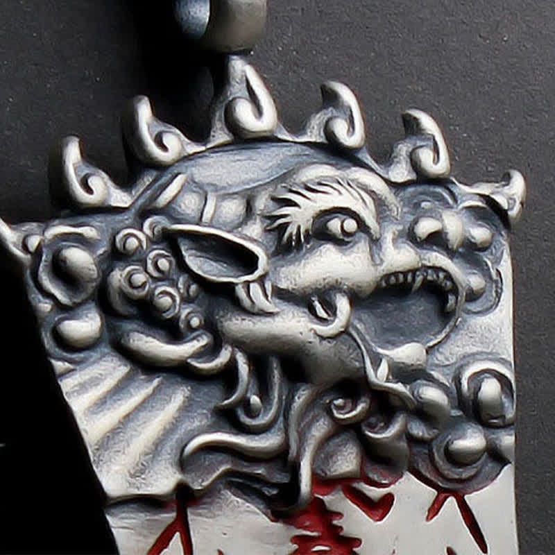 Collana con ciondolo FengShui Bagua PiXiu Cinnabar Balance - image 7