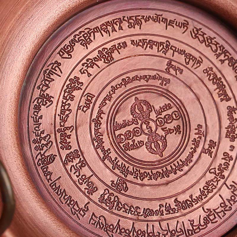 Buddha Stones Piccolo altare di preghiera in rame Porta incenso portatile Salvia Smudging Rituali Usa oggetti