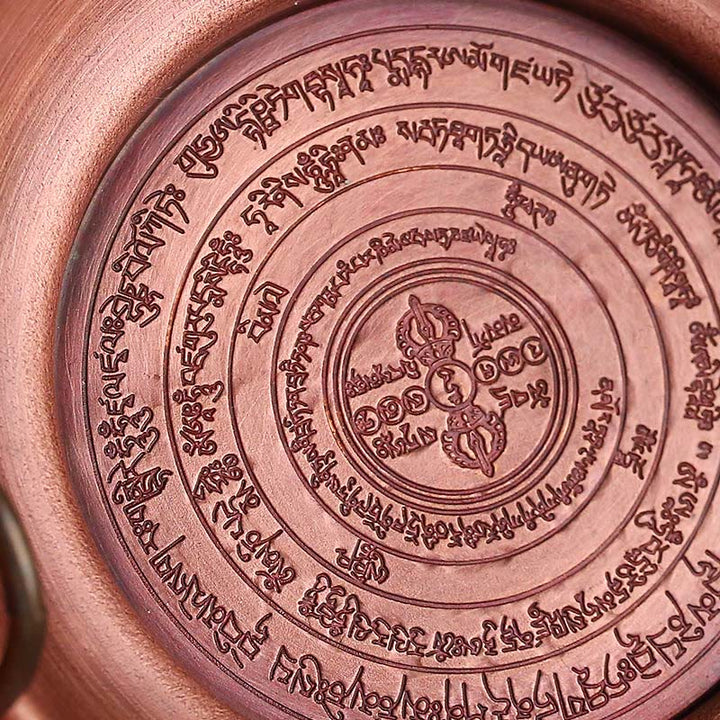 Buddha Stones Piccolo altare di preghiera in rame Porta incenso portatile Salvia Smudging Rituali Usa oggetti