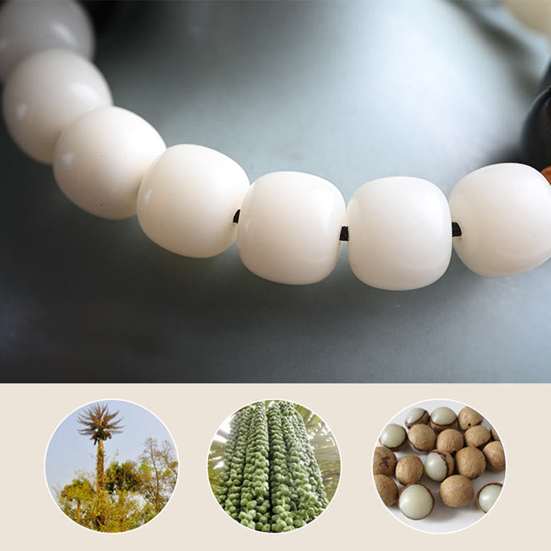 Buddha Stones Semi di Bodhi naturali Piccola foglia Sandalo rosso Legno di ebano Carino braccialetto della saggezza del gatto fortunato - image 20