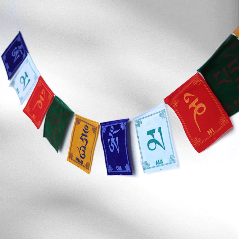 Pacchetto regalo in pietra di Buddha tibetano Om Mani Padme Hum