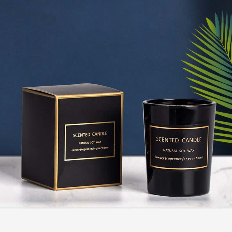 Candela di cera di soia profumata per aromaterapia con fragranza di pera e fresia Blue Bell Meditazione Preghiera