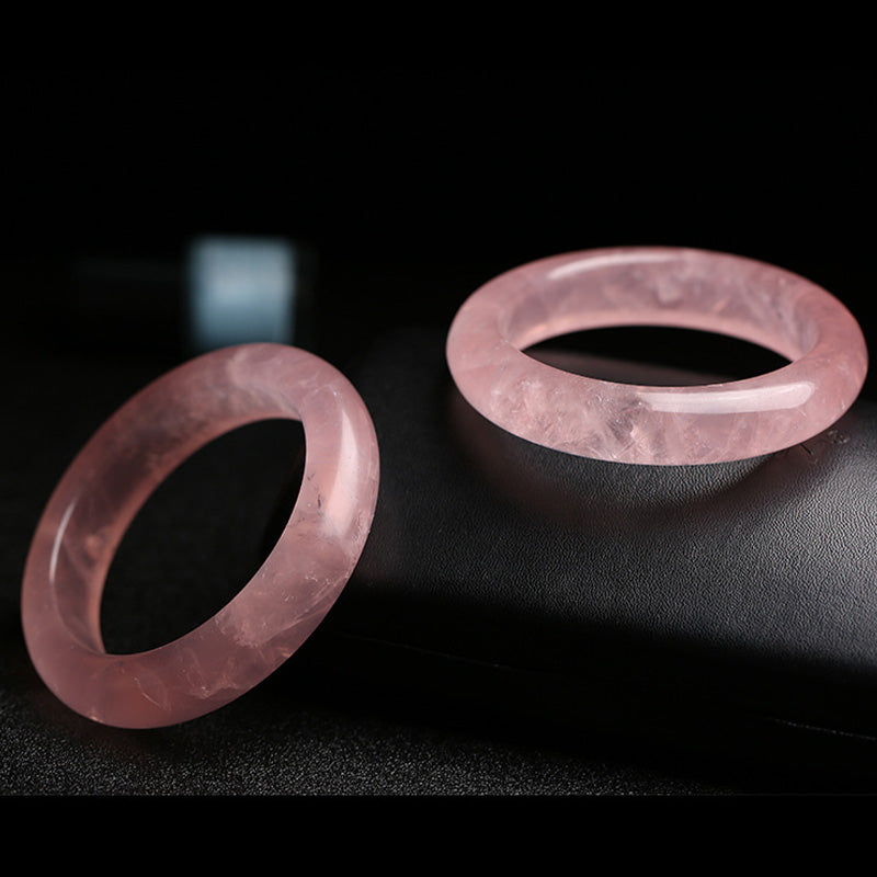 Braccialetto Buddha Stones Natural Rose Quartz Love Caring