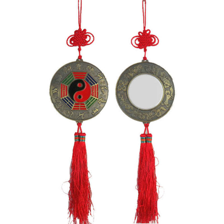 Mappa Feng Shui Bagua Mappa energetica dell'armonia dei nodi cinesi Specchio