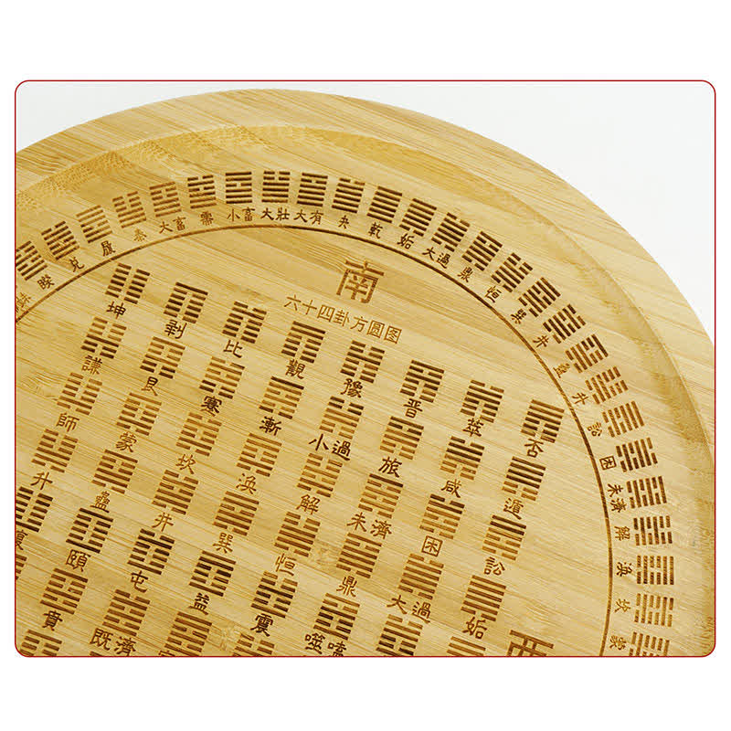Mappa Feng Shui Bambù Bagua Mappa dell'Energia dell'Armonia