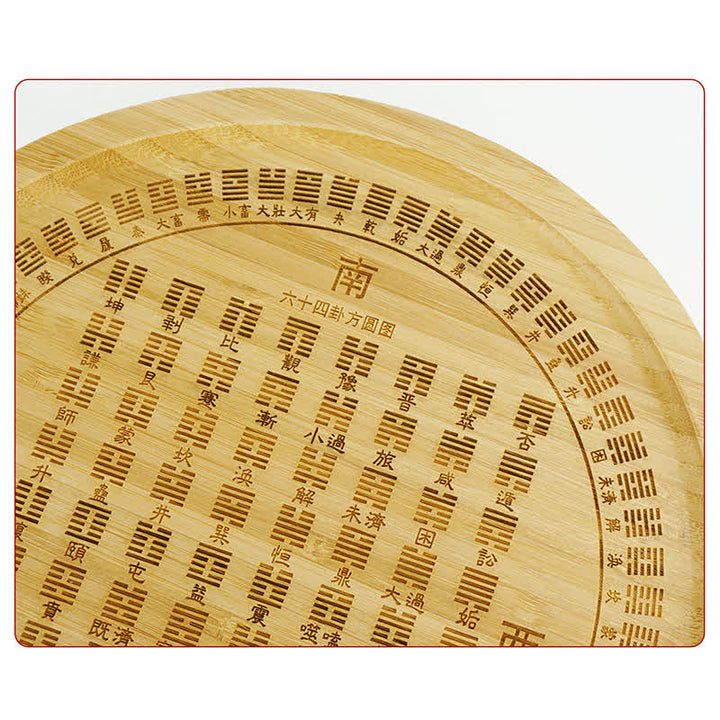 Mappa Feng Shui Bambù Bagua Mappa dell'Energia dell'Armonia