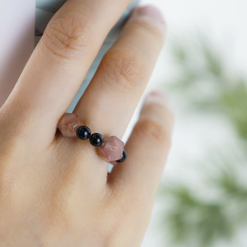 Anello della fortuna dell'equilibrio del simbolo Yin Yang