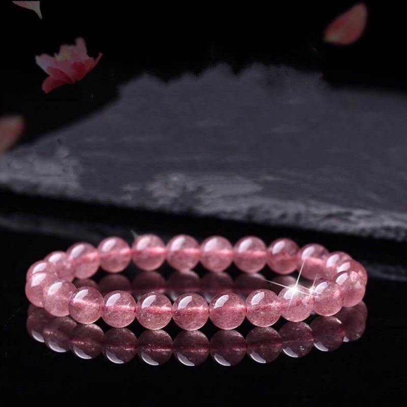 Bracciale Buddha Stones Natural Rose Quartz Love Caring