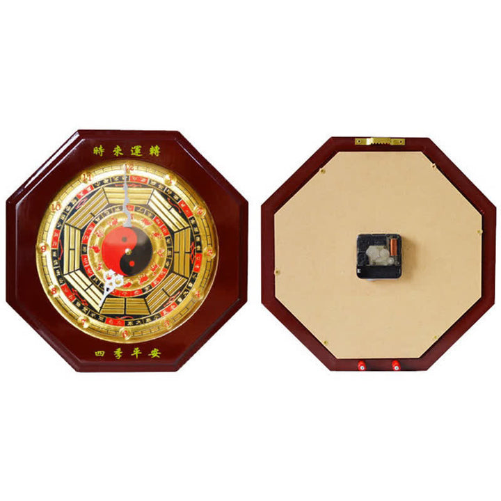 Orologio da parete con mappa energetica Feng Shui Bagua Map Balance