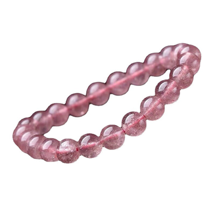 Bracciale Buddha Stones Natural Rose Quartz Love Caring
