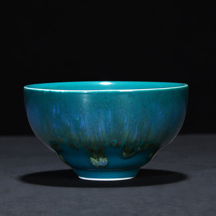 Buddha Stones Tazza da tè in ceramica cinese Jianzhan Glaze Kiln Change Tenmoku Kung Fu Tea Cup