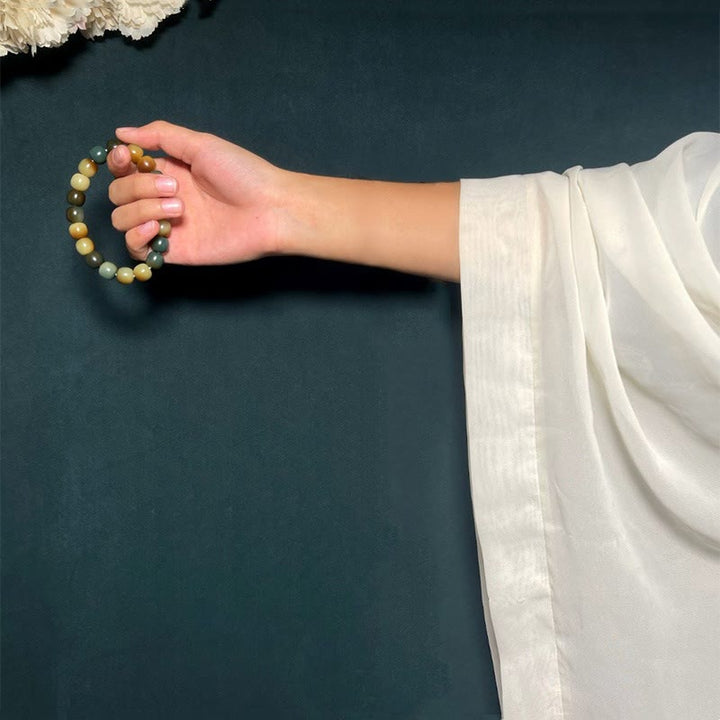 Buddha Stones 108 Mala Beads Bodhi Seed Pace Saggezza Bracciale Polso Mala Tasca Mala