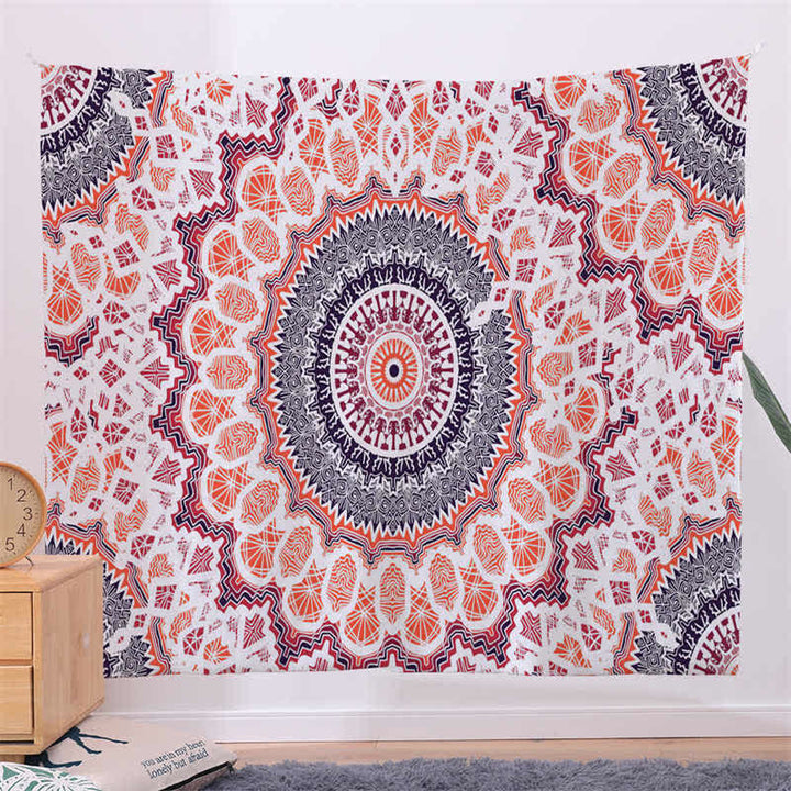 Arazzo da parete con motivo mandala bohémien, decorazione da parete, creatività, casa, soggiorno