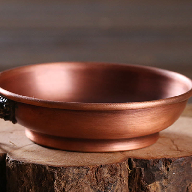 Buddha Stones Piccolo altare di preghiera in rame Porta incenso portatile Salvia Smudging Rituali Usa oggetti