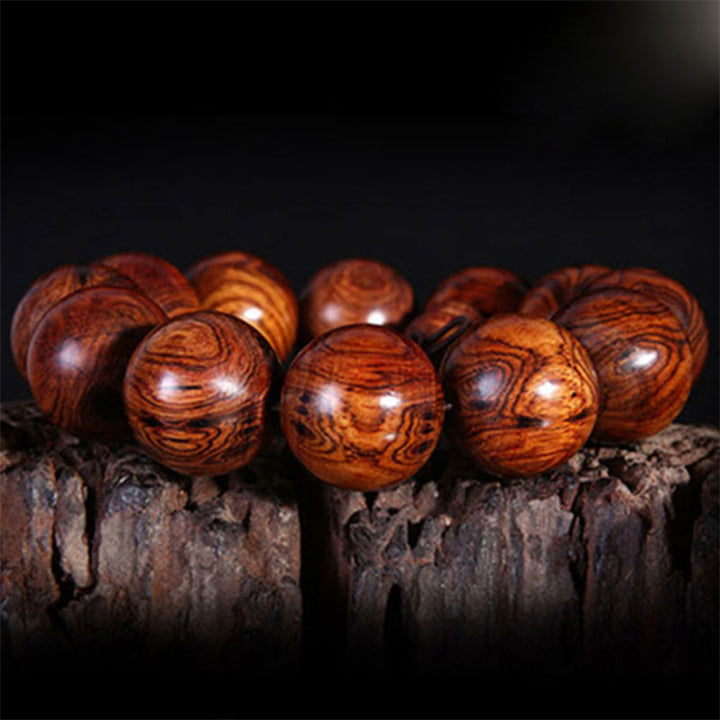 Braccialetto Buddha Stones Tibetan Rosewood Warmth (tipo casuale)