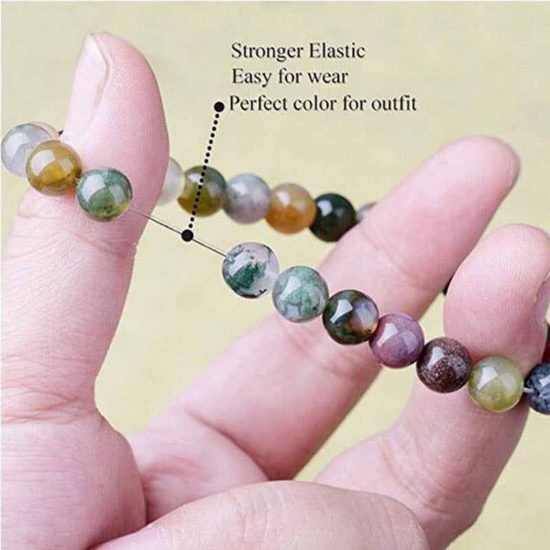Braccialetto Buddha Stones India Agate Beads Luck Yoga