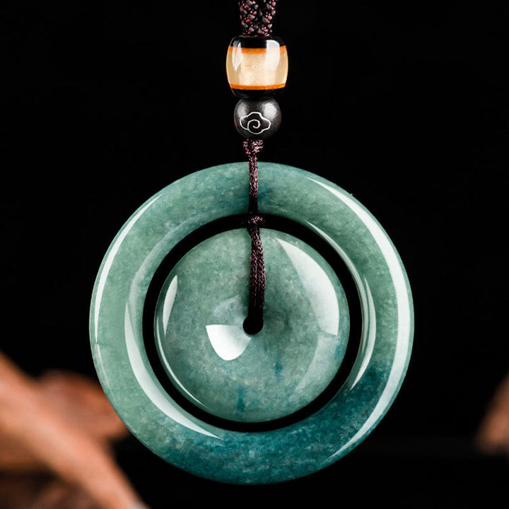 Collana Buddha Stones con fibbia per la pace, fortuna e prosperità