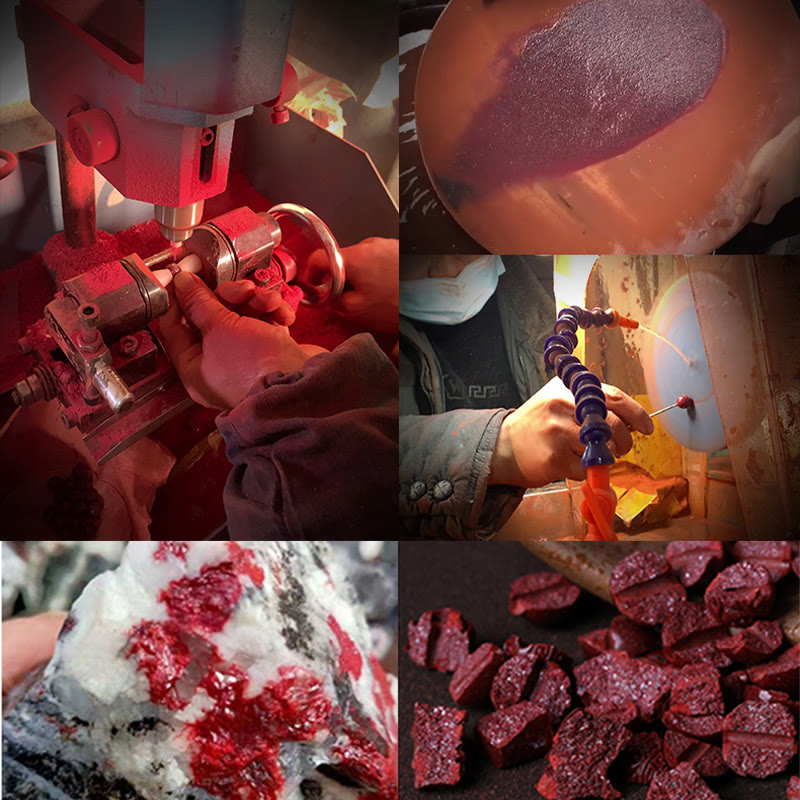 Bracciale Buddha Stones 925 Sterling Silver Zodiaco Cinese Buddha Natale Cinabro Om Mani Padme Hum Calm