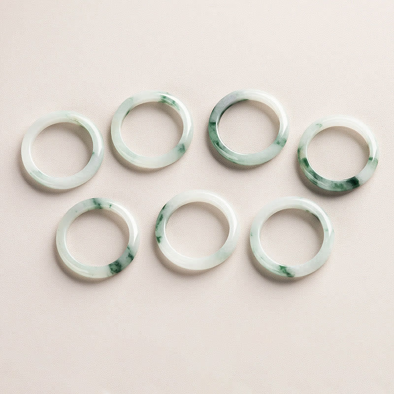 Buddha Stones Natural Green Jade Luck Abbondanza