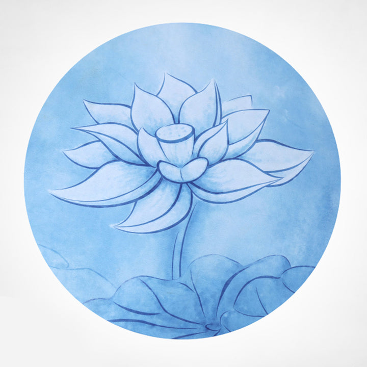 Buddha Stones Lotus Mandala Pattern Tappetino pieghevole per meditazione yoga Decorazione per la casa