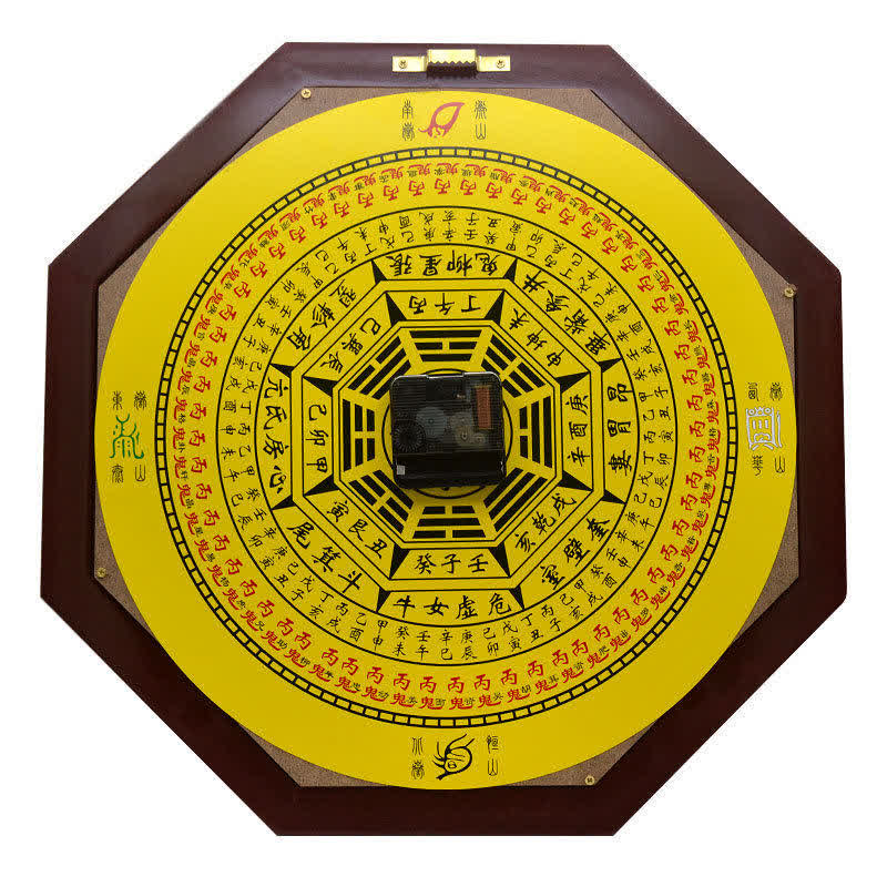 Orologio da parete con mappa energetica Feng Shui Bagua Map Balance