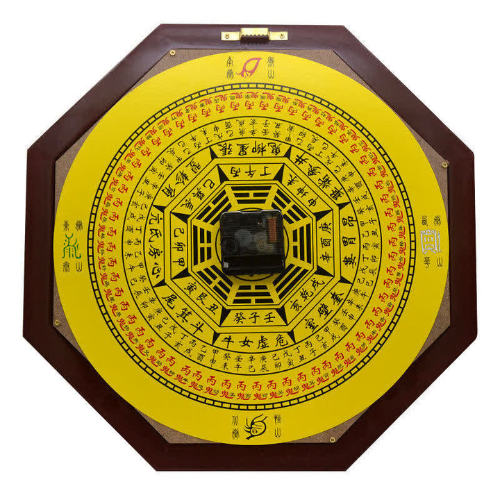Orologio da parete con mappa energetica Feng Shui Bagua Map Balance