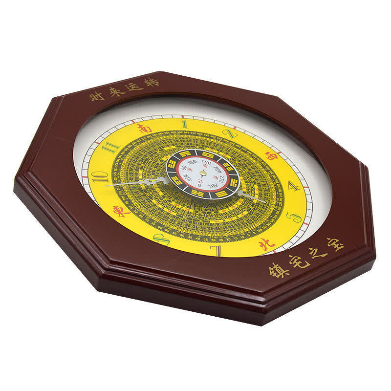 Orologio da parete con mappa energetica Feng Shui Bagua Map Balance