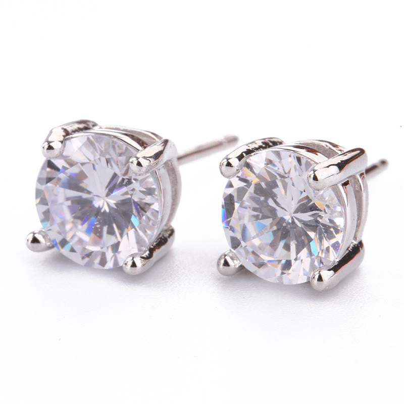 Orecchini Buddha Stones Naturali Varie Pietre Preziose Ametista Amore - Cristallo bianco - image 3