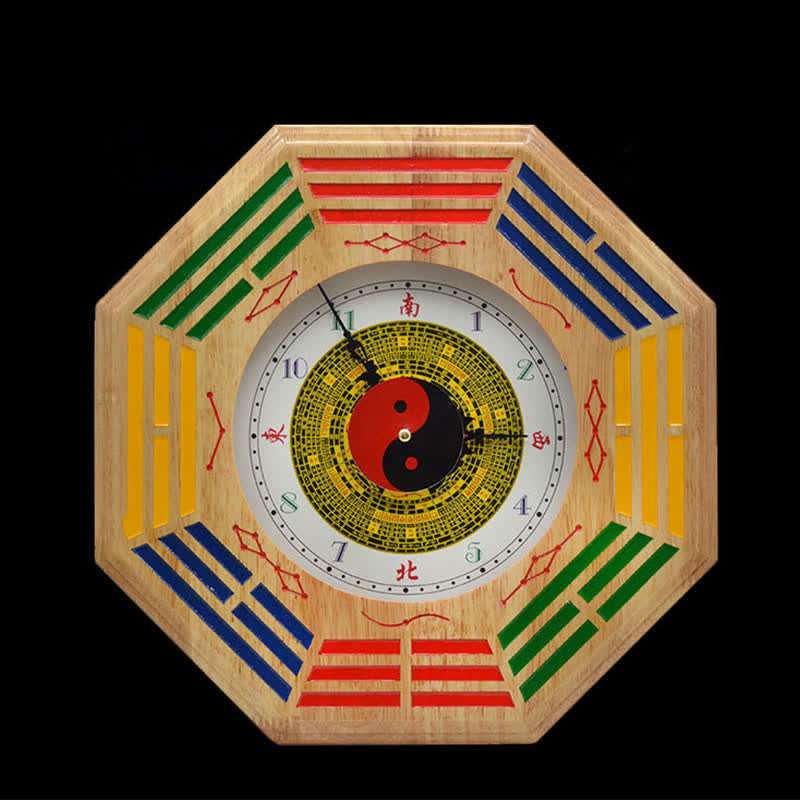 Orologio da parete con mappa energetica Feng Shui Bagua Map Balance