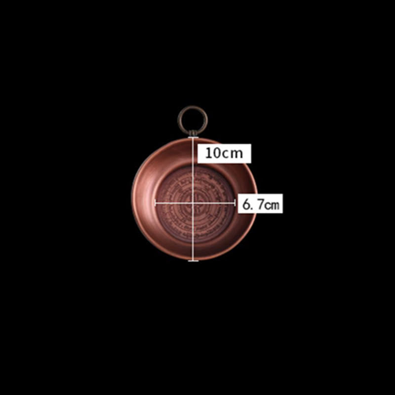 Buddha Stones Piccolo altare di preghiera in rame Porta incenso portatile Salvia Smudging Rituali Usa oggetti