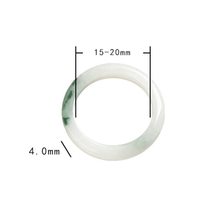 Buddha Stones Natural Green Jade Luck Abbondanza