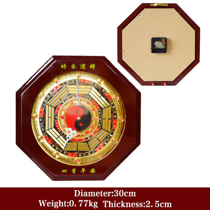 Orologio da parete con mappa energetica Feng Shui Bagua Map Balance