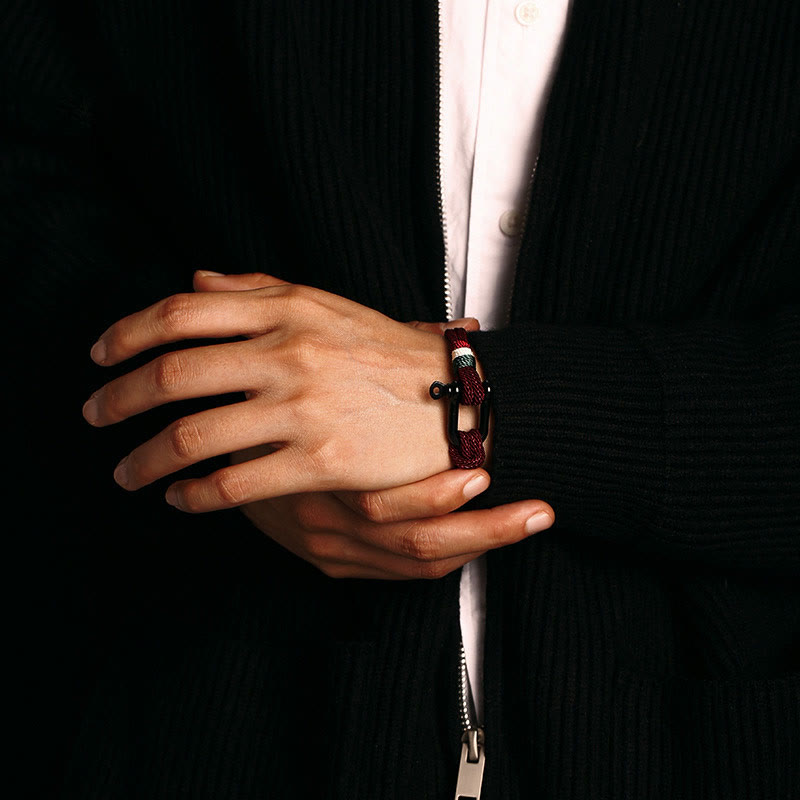 Bracciale con fibbia in acciaio inossidabile con design semplice Buddha Stones Luck