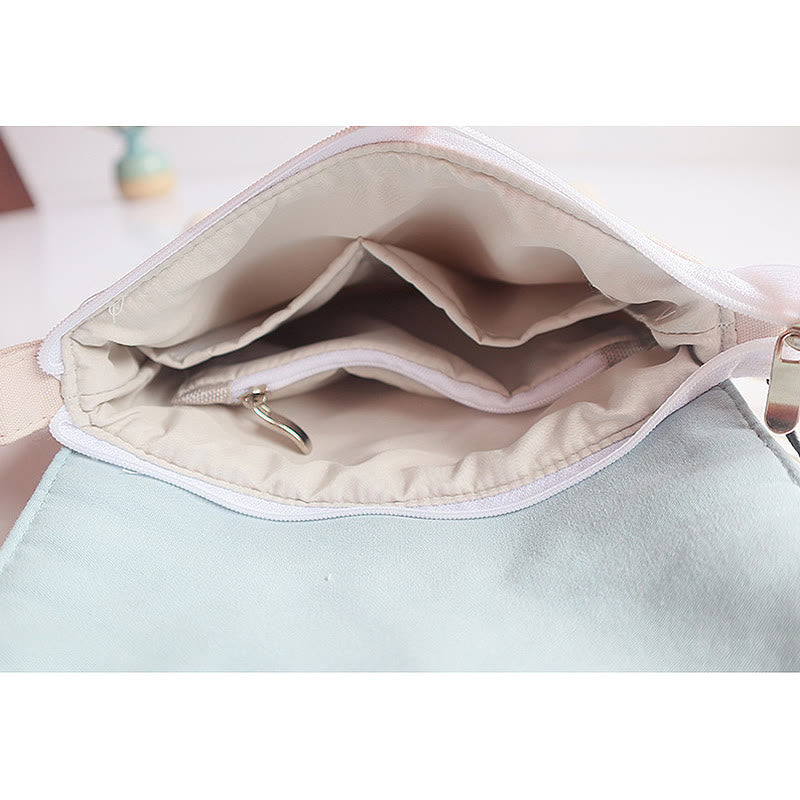 Borsa a tracolla in tela con fiori di prugna ricamati a mano , Buddha Stones, borsa a tracolla