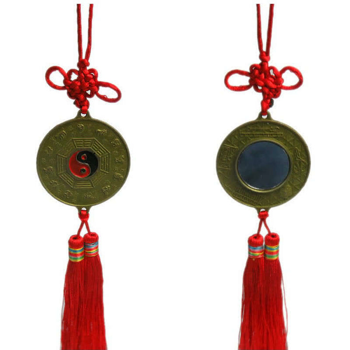 Mappa Feng Shui Bagua Mappa energetica dell'armonia dei nodi cinesi Specchio