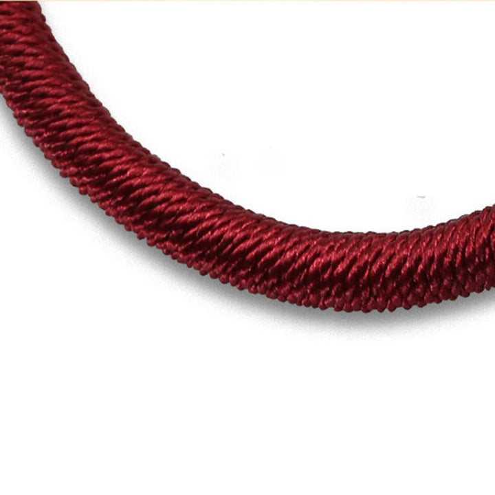 Bracciale intrecciato con forza Om Mani Padme Hum in turchese tibetano fatto a mano Buddha Stones