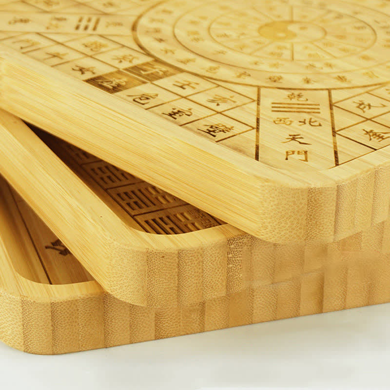Mappa Feng Shui Bambù Bagua Mappa dell'Energia dell'Armonia