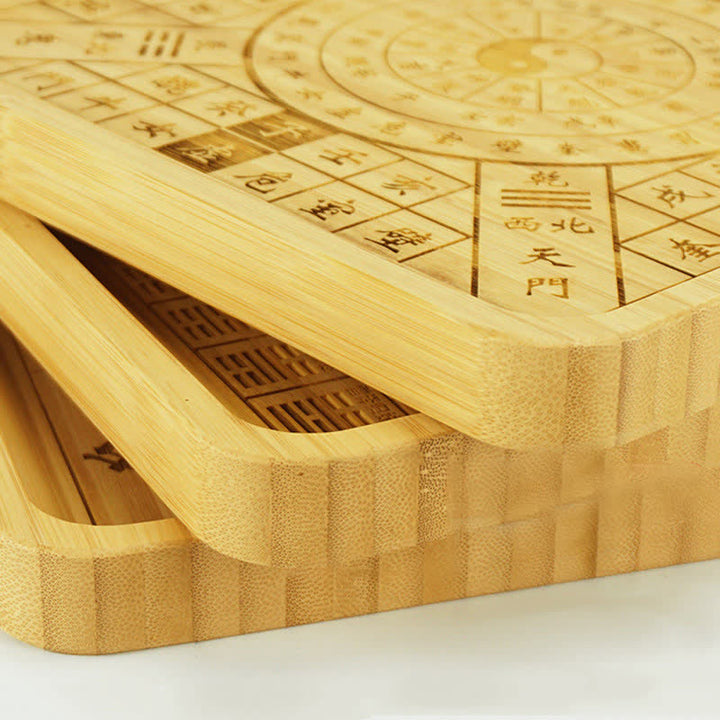 Mappa Feng Shui Bambù Bagua Mappa dell'Energia dell'Armonia