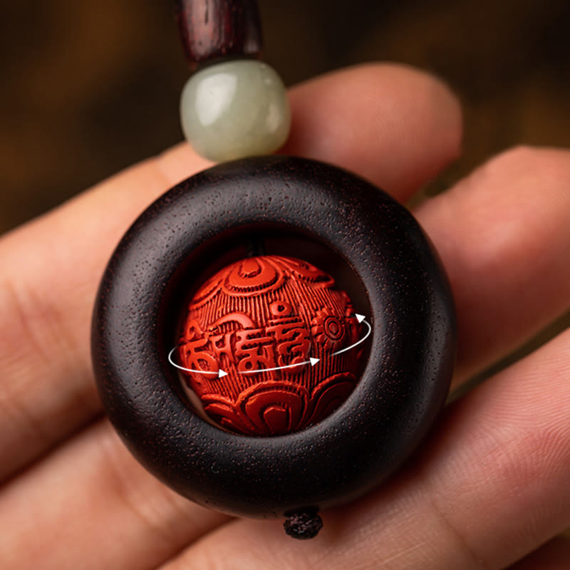 Buddha Stones Tibet Om Mani Padme Hum PiXiu Moneta di rame Piccola foglia Sandalo rosso Cinabro Protezione Portachiavi