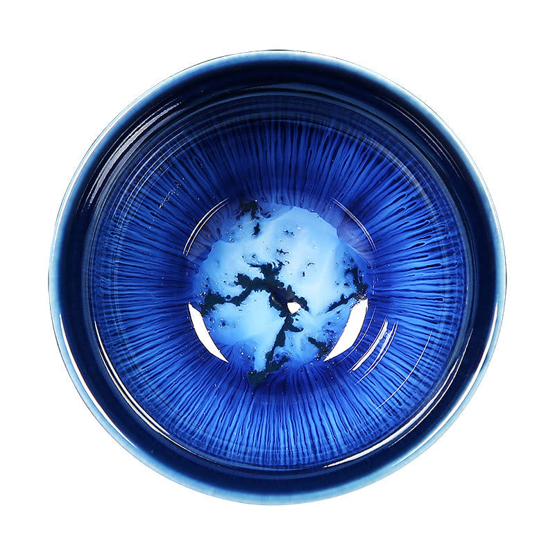 Buddha Stones Tazza da tè in ceramica cinese Jianzhan Glaze Kiln Change Tenmoku Kung Fu Tea Cup