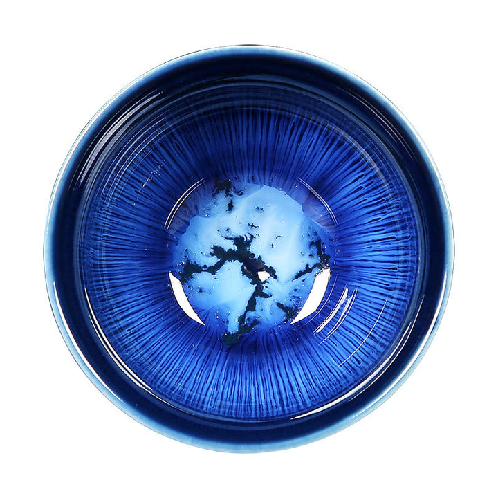 Buddha Stones Tazza da tè in ceramica cinese Jianzhan Glaze Kiln Change Tenmoku Kung Fu Tea Cup